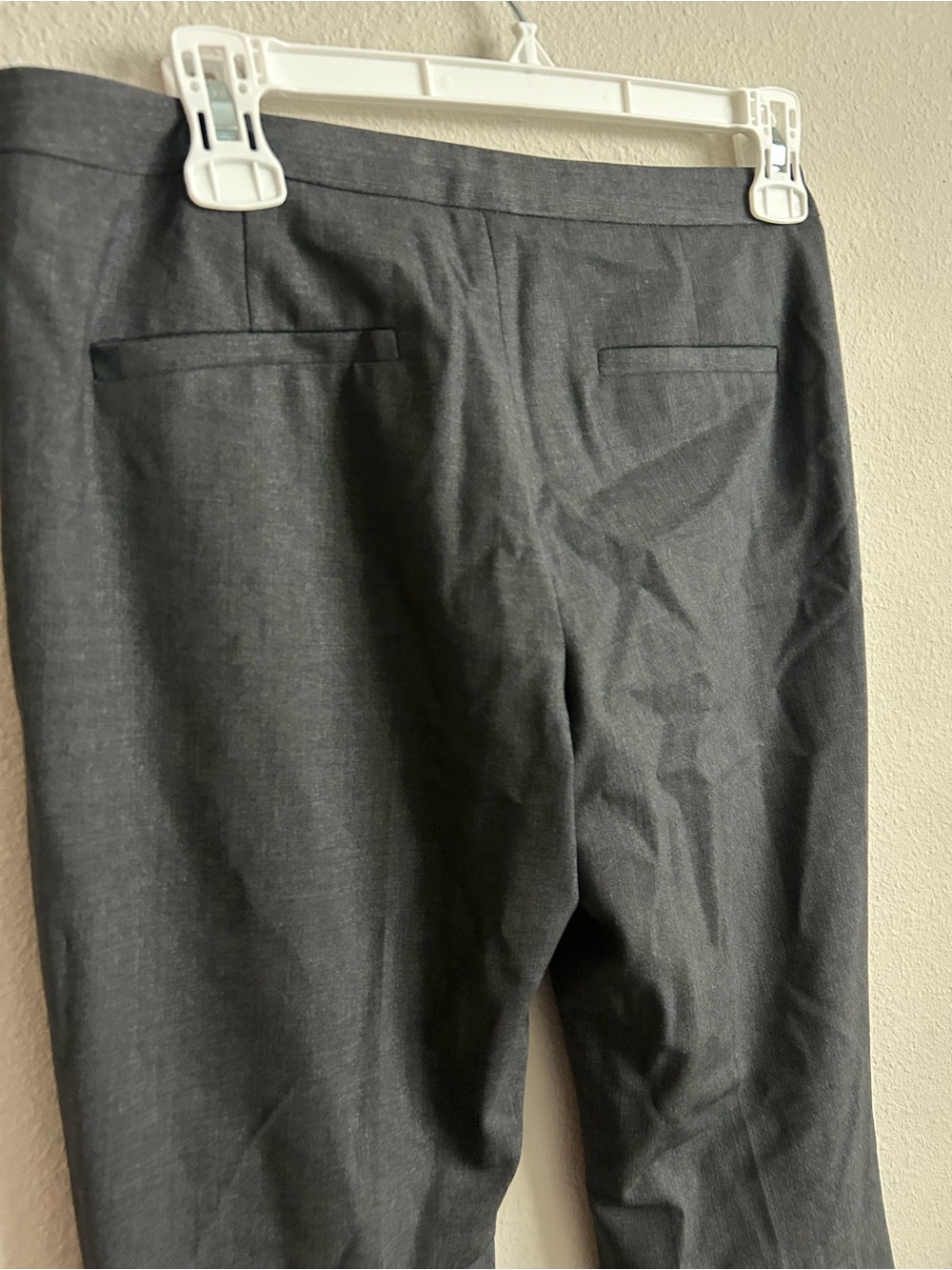 NWT 235$ Theory Dark Gray 96% Wool Wide Leg Dress Pants - Picture 13 of 13
